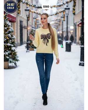 СВИТЕР ТКАНЬ КАШЕМИР АНГОРА