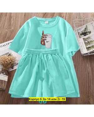 ЖЕНСКИЙ КОСТЮМ ТКАНЬ ХЛОПОК