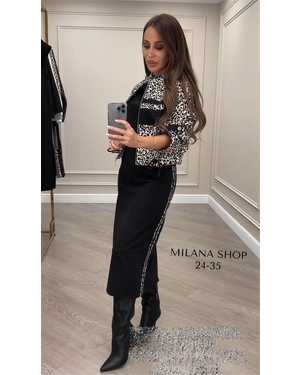 ПЛАТЬЕ С ПИДЖАКОМ ТКАНЬ БАРБИ