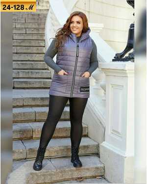 ЖИЛЕТКА ТКАНЬ СИНТЕПОН