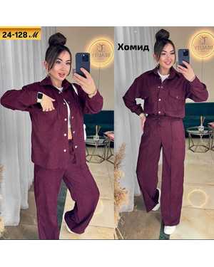 ЖЕНСКИЙ КОСТЮМ ДВОЙКА ТКАНЬ ВЕЛЬВЕТ