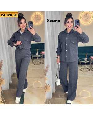 ЖЕНСКИЙ КОСТЮМ ДВОЙКА ТКАНЬ ВЕЛЬВЕТ