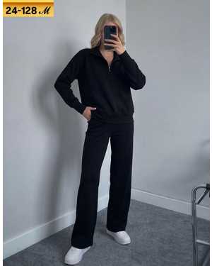 ЖЕНСКИЙ КОСТЮМ ДВОЙКА ТКАНЬ ДВУНИТКА, ФУТЕР