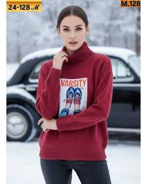 СВИТЕР ТКАНЬ КАШЕМИР ФАБРИЧНЫЙ