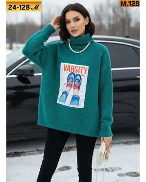 СВИТЕР ТКАНЬ КАШЕМИР ФАБРИЧНЫЙ