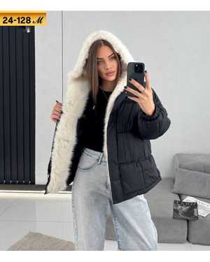 КУРТКА ТКАНЬ ПЛОТНЫЙ ПЛАЩЁВКА + ПУХОВИК