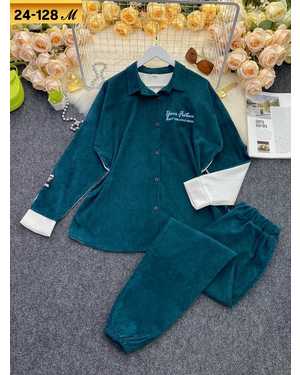 ЖЕНСКИЙ КОСТЮМ ДВОЙКА ТКАНЬ ВЕЛЬВЕТ