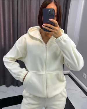 ЖЕНСКИЙ КОСТЮМ ДВОЙКА В РАЗМЕР ТКАНЬ ДВУХСТОРОНЫЙ ФЛИСС