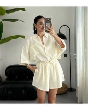 ЖЕНСКИЙ КОСТЮМ ДВОЙКА В РАЗМЕР ТКАНЬ МУСЛИН