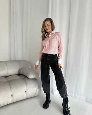 РУБАШКА В РАЗМЕР ТКАНЬ ЛЕН Х/Б