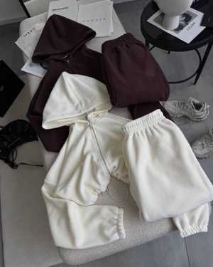 ЖЕНСКИЙ КОСТЮМ ТКАНЬ ДВУХСТОРОННИЙ ФЛИС