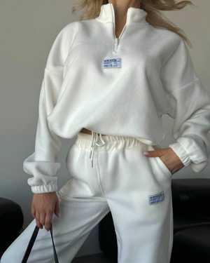 ЖЕНСКИЙ КОСТЮМ ДВОЙКА В РАЗМЕР ТКАНЬ ДВУХСТОРОНЫЙ ФЛИСС