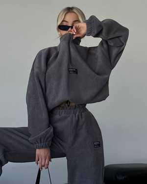 ЖЕНСКИЙ КОСТЮМ ДВОЙКА В РАЗМЕР ТКАНЬ ДВУХСТОРОНЫЙ ФЛИСС