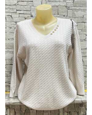 КОФТА ТКАНЬ 70% COTTON, 20% CASHMERE, 10% ELASTANE