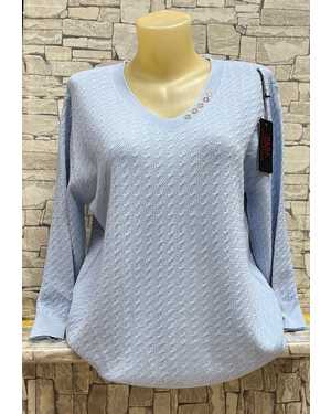 КОФТА ТКАНЬ 70% COTTON, 20% CASHMERE, 10% ELASTANE