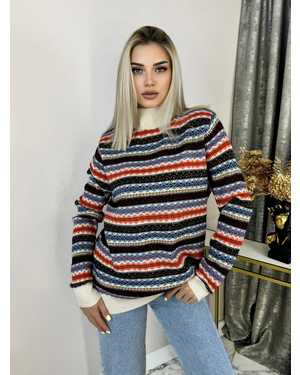 СВИТЕР ТКАНЬ 48% CASHMERE, 29% WOOL, 18% COTTON, 5% ELASTANE