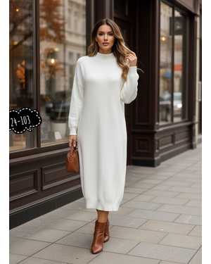 ПЛАТЬЕ 1 ПАР СОСТАВ: КАШЕМИР ВЯЗАНЫЙ РАЗМЕР: 50,52,54,56,58,60