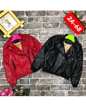 КУРТКА ТКАНЬ КОЖАНЫЙ