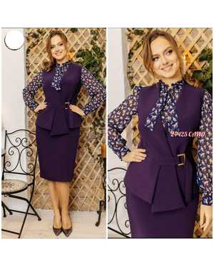 ЖЕНСКИЙ КОСТЮМ ТКАНЬ ШИФОН