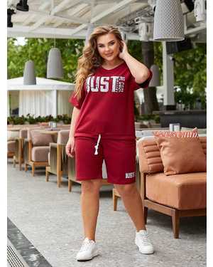 ЖЕНСКИЙ КОСТЮМ ДВОЙКА ТКАНЬ ДВУХНИТКА