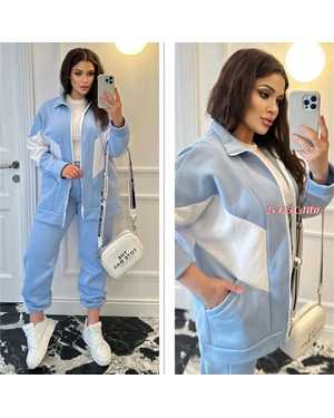 ЖЕНСКИЙ КОСТЮМ ДВОЙКА ТКАНЬ ФЛИС