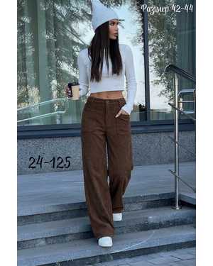 ЖЕНСКИЕ ЖЕНСКИЕ СВОБОДНЫЕ ВЕЛЬВЕТОВЫЕ БРЮКИ 1 ПАР СОСТАВ: ВЕЛЬВЕТ РАЗМЕР: 42-44,46-48