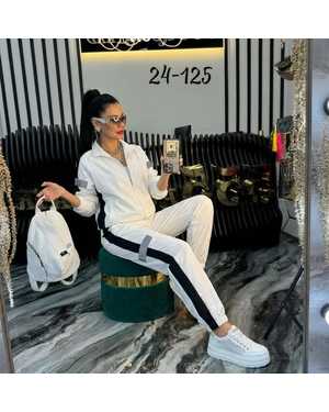 ЖЕНСКИЙ КОСТЮМ ДВОЙКА ТКАНЬ ТРИКОТАЖ