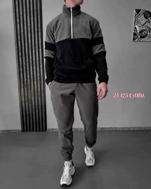 МУЖСКОЙ КОСТЮМ ТКАНЬ ДВУХСТОРОННИЙ ФЛИС