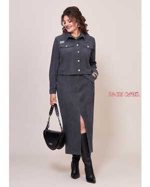 ЖЕНСКИЙ КОСТЮМ ДВОЙКА ТКАНЬ ВЕЛЬВЕТ