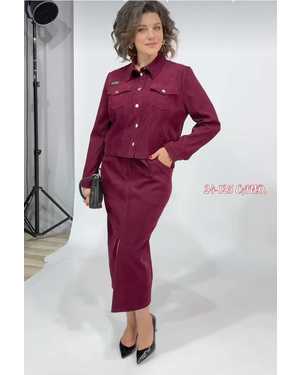 ЖЕНСКИЙ КОСТЮМ ДВОЙКА ТКАНЬ ВЕЛЬВЕТ