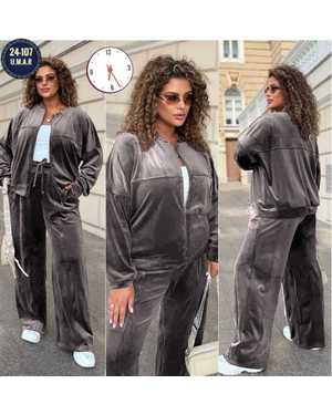 ЖЕНСКИЙ КОСТЮМ ДВОЙКА ТКАНЬ БАРХАТ