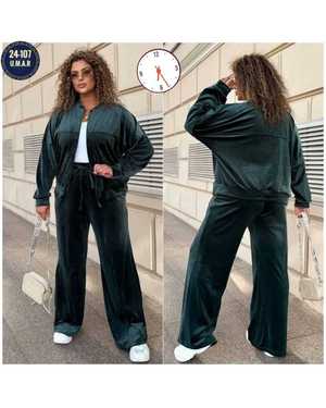 ЖЕНСКИЙ КОСТЮМ ДВОЙКА ТКАНЬ БАРХАТ