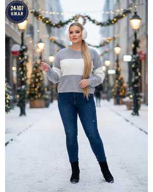 СВИТЕР ТКАНЬ ТЁПЛЫЙ КАШЕМИР ЛАПША