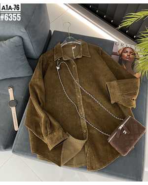 РУБАШКА ТКАНЬ ВЕЛЬВЕТ