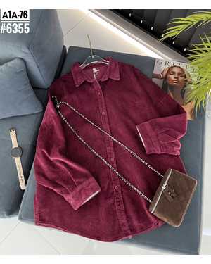 РУБАШКА ТКАНЬ ВЕЛЬВЕТ