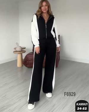 ЖЕНСКИЙ КОСТЮМ ДВОЙКА ТКАНЬ ФЛИС, С НАЧЁСОМ