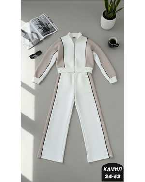 ЖЕНСКИЙ КОСТЮМ ДВОЙКА ТКАНЬ ФЛИС, С НАЧЁСОМ