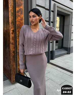 ЖЕНСКИЙ КОСТЮМ ДВОЙКА ТКАНЬ КАШЕМИР