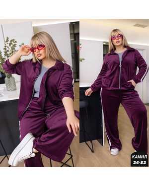 ЖЕНСКИЙ КОСТЮМ ДВОЙКА В РАЗМЕР ТКАНЬ ВЕЛЮР