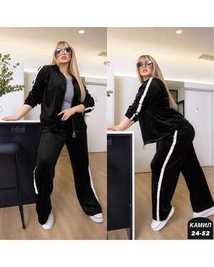 ЖЕНСКИЙ КОСТЮМ ДВОЙКА В РАЗМЕР ТКАНЬ ВЕЛЮР