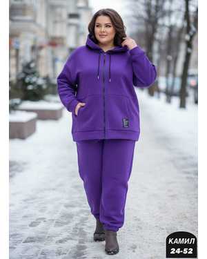 ЖЕНСКИЙ КОСТЮМ ДВОЙКА ТКАНЬ ТКАНЬ ТРЁХ-НИТКА ФЛИС