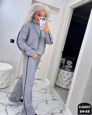 ЖЕНСКИЙ КОСТЮМ ДВОЙКА ТКАНЬ ФЛИС