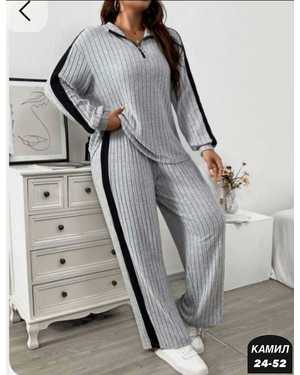 ЖЕНСКИЙ КОСТЮМ ДВОЙКА ТКАНЬ ЛАПША