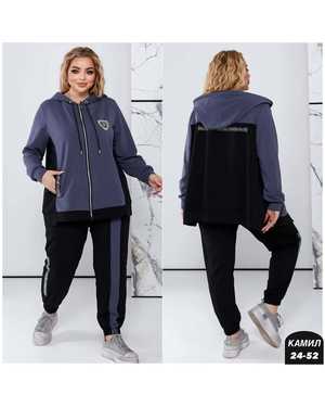 ЖЕНСКИЙ КОСТЮМ ДВОЙКА ТКАНЬ ТРИКОТАЖ