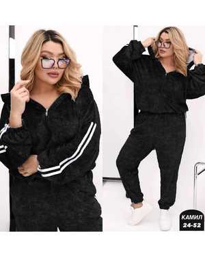 ЖЕНСКИЙ КОСТЮМ ДВОЙКА ТКАНЬ ВЕЛЮР ПЛОТНЫЙ