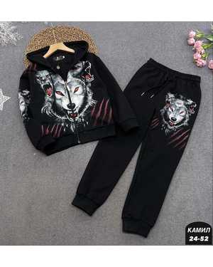 ДЕТСКИЙ КОСТЮМ ТКАНЬ ФЛИС С НАЧЁСОМ