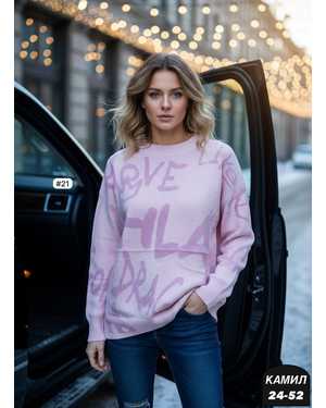 СВИТЕР ТКАНЬ КАШЕМИР