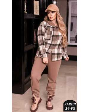 ЖЕНСКИЙ КОСТЮМ ДВОЙКА ТКАНЬ ФЛИС + КАШЕМИР