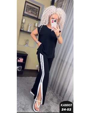 ЖЕНСКИЙ КОСТЮМ ДВОЙКА ТКАНЬ СИНГАПУР (ЖАТКА)