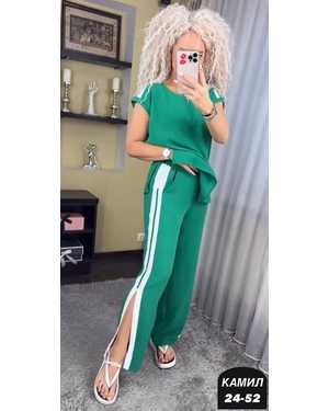 ЖЕНСКИЙ КОСТЮМ ДВОЙКА ТКАНЬ СИНГАПУР (ЖАТКА)